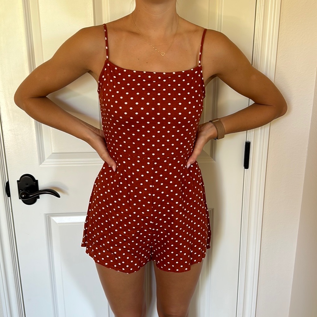 Rust Colored Romper!